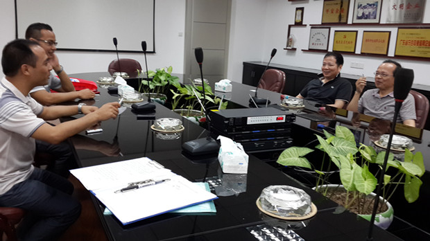 与普宁市翔栩名铸装饰有限公司负责人深入交流2
