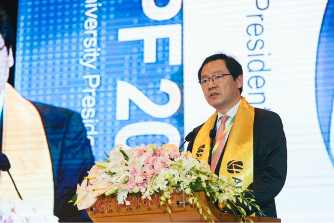 张济国祝愿本次论坛能成为最好的一届亚洲大学校长论坛
